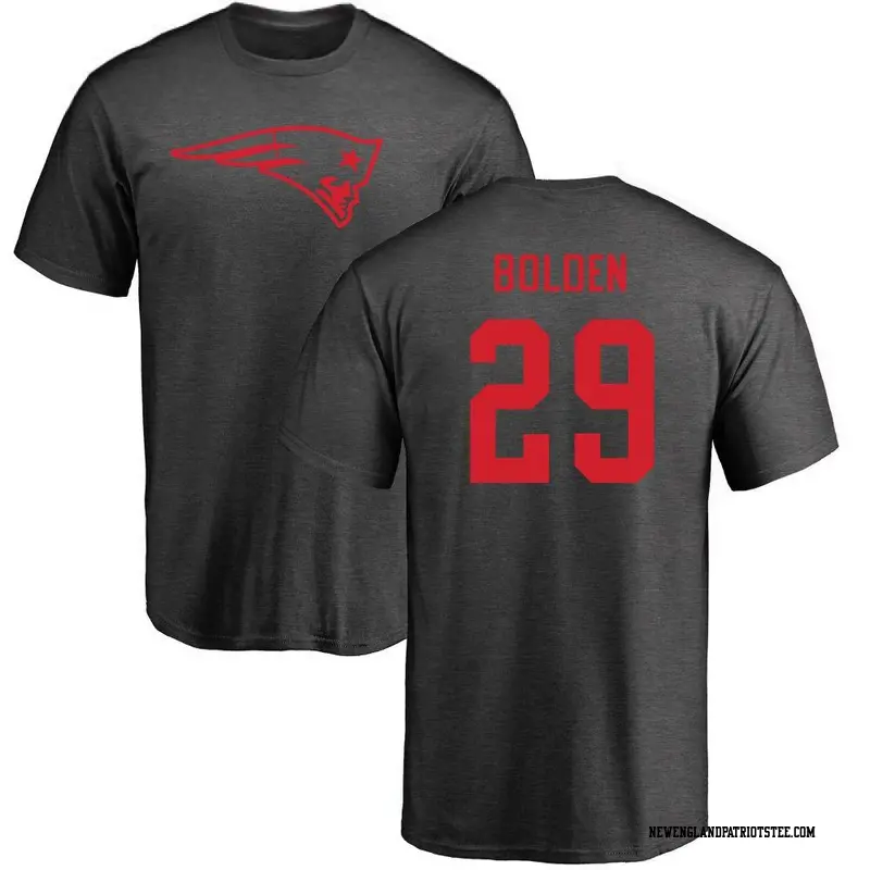 Men's New England Patriots ＃29 Isaiah Bolden Ash One Color T-Shirt